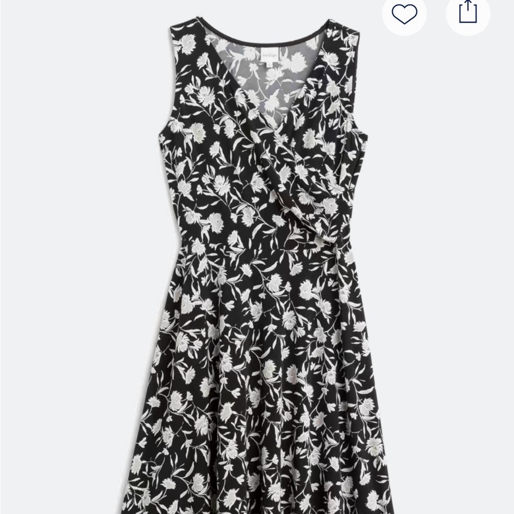 Kaileigh Black and White Floral Maxi Dress